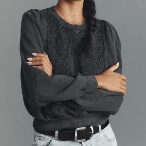 Pilcro Embellished Sweatshirt